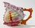 Antique Royal Bayreuth spikey shell creamer pitchers with vibrant colors of pink, green, brown, and orange. Shape and...