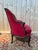 Gondola-Style Bergère Chair in Carved Walnut with Bronze Nails For Sale - Image 3 of 6