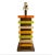 Mid-Century Modern Vintage Colorful Lifesaver Stacked Lucite Mid Century Modern Table Lamp For Sale - Image 3 of 7