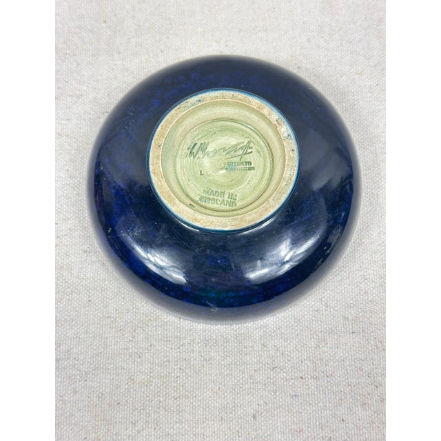 Vintage Moorcraft Pansy Bowl For Sale In New Orleans - Image 6 of 7