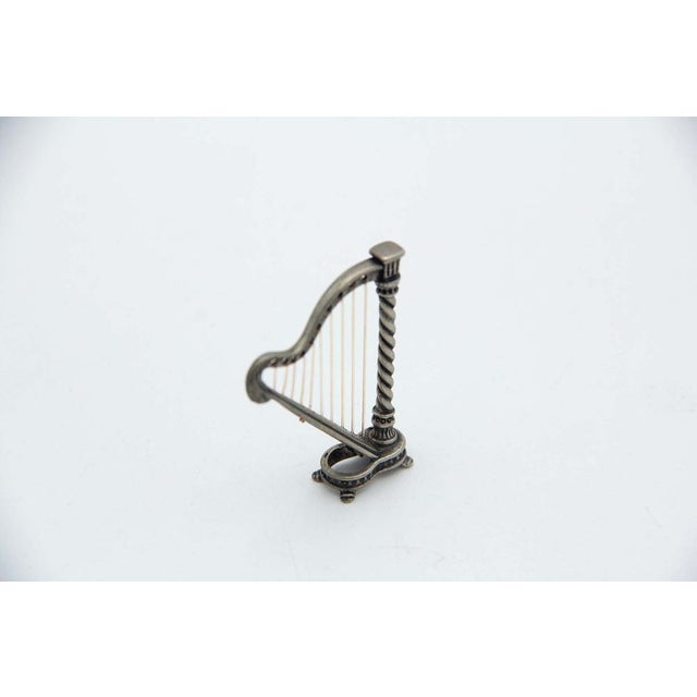 Miniature Silver Harp, in Good conditions. Designed 1920 to 1949
