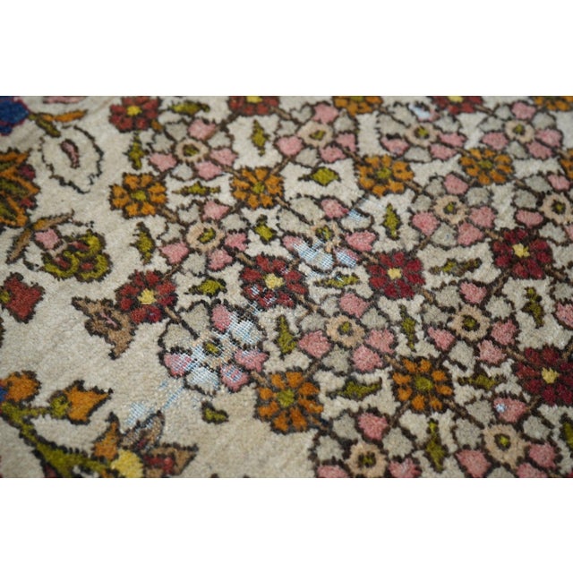 19th Century Antique Tehran Rug 4'5'' X 6'8'' For Sale - Image 5 of 8