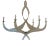 Currey & Co. Modern Silver Finished Firebird Chandelier For Sale