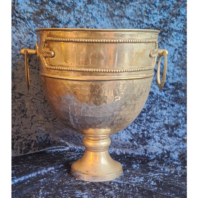 1970s Vintage Metal Champagne Cooler, 1970s For Sale - Image 5 of 5