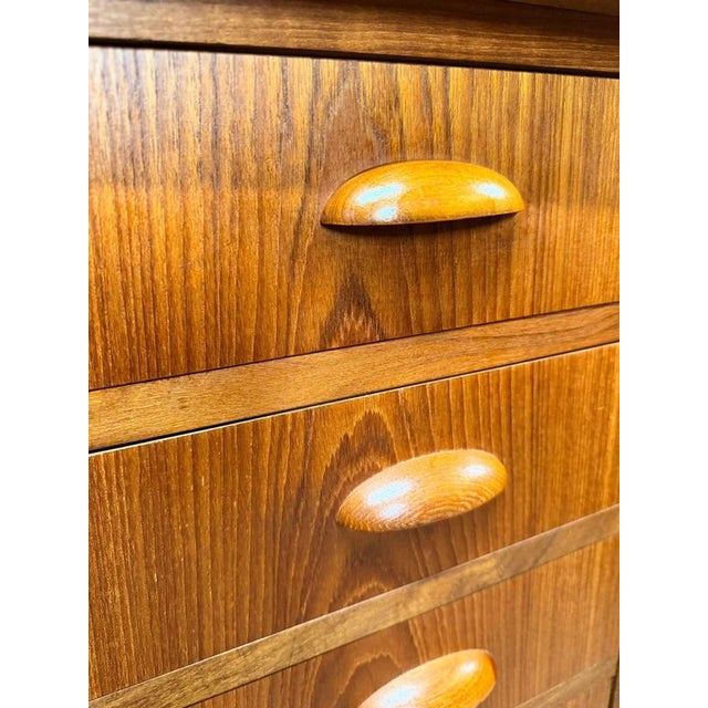 Mid-Century Modern Danish Teak Desk with Top For Sale - Image 4 of 8