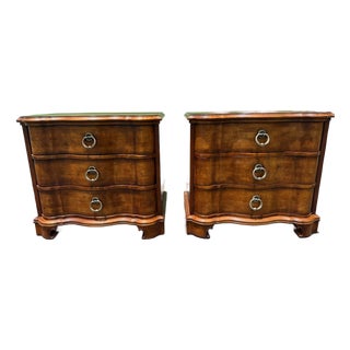 Pair of Century Furniture Oversized Nightstands/Chests For Sale