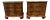 Pair of Century Furniture Oversized Nightstands/Chests For Sale