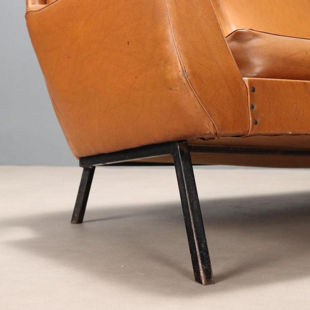 Vintage Leatherette 3-Seater Sofa, Italy, 1960s For Sale - Image 10 of 15