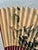Vintage 1980s Japanese Oversized Folding Wall Fan For Sale - Image 4 of 10