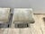 1970s Pair of Accent Stools, Ottomans in Chromed Steel & Velvet For Sale - Image 9 of 14