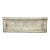 Distressed White Embossed Tin Architectural Wall Panel, Vintage For Sale