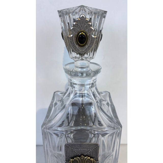 Gothic Revival Inspired Crystal Decanter by Ann Cichon