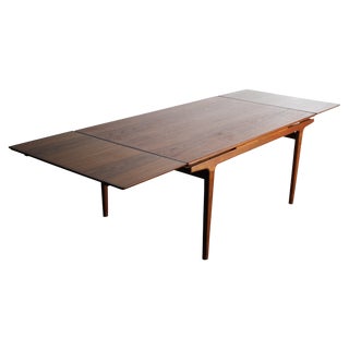 Arne Vodder Teak Danish Modern Extension Table For Sale