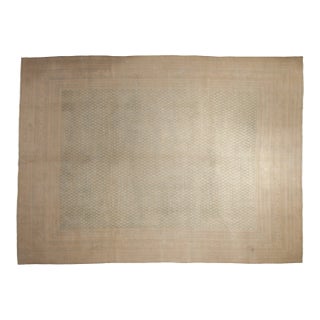 Vintage Distressed Mir Sarouk Carpet - 10'2" x 14'1" For Sale