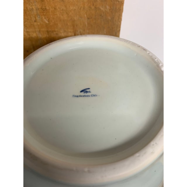 Boho Chic Early 21st Century Spin Ceramics Brushstroke Porcelain Vase For Sale - Image 3 of 4