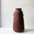 Red Stoneware Alavastron Vase by Elena Vasilantonaki Unique Dimensions: ⌀ 20 x H 40 cm (Dimensions may vary) Materials:...