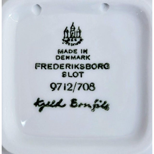 Vintage Bing & Grondahl Danish Landmark Mini Wall Plates Framed Art by Kjeld Bonfils For Sale - Image 15 of 16