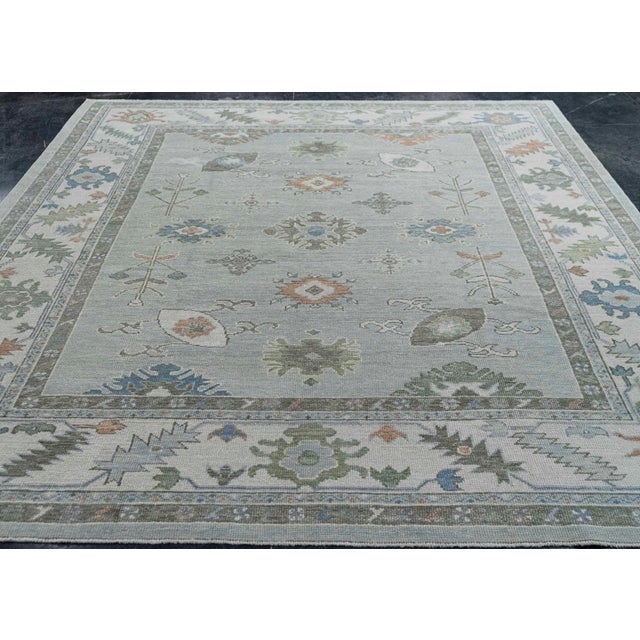 Turkish Oushak Rug 8'3" x 9'8" #20409 Explore a curated collection of hallway runners, wool rugs, and handmade...