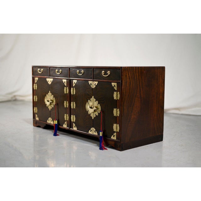 Vintage Chinoiserie Chests With Brass Hardware - A Pair For Sale - Image 4 of 13