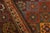 Brown Vintage Soumak Rust/Brown Wool Rug - 4'11'' X 6'5'' For Sale - Image 8 of 10