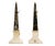 19th Century A Pair of Grand Tour Variegated Marble Obelisks For Sale - Image 5 of 7