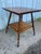 Antique Victorian Style Tiger Oak Parlor 2 Tier Lamp Side Table For Sale - Image 4 of 5