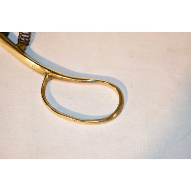 Victorian Pair of 19th Century English Brass Brazier Tongs For Sale - Image 3 of 9