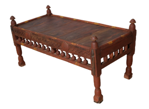 Antique Pakistanian Coffee Table in Wood, 1920s