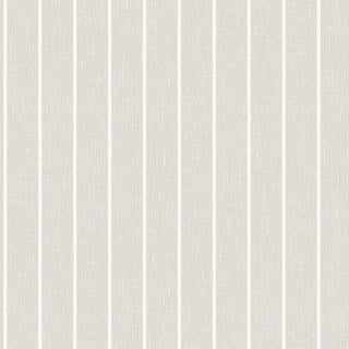 Boråstapeter Shirt Stripe Wallpaper In Stone For Sale