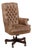 Lexington Tufted Leather Executive Desk Chair For Sale