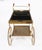 Mid-Century French Brass Galleried Drinks Trolley, 1950s For Sale - Image 4 of 15