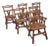 Vintage Cushman Style Solid Wood Maple Dining Chairs, Set of 6 For Sale