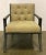 Mid-Century Modern Noir Co. Mod Style Gray and Beige Lounge Chair For Sale - Image 3 of 8