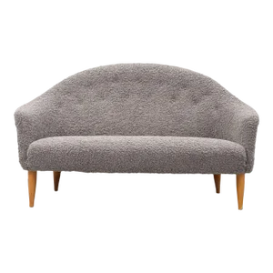 Swedish Mid-Century Modern 'Paradiset' Sofa by Kerstin Hörlin-Holmquist, Sheepskin