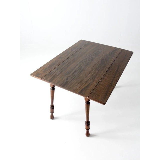Vintage Drop Leaf Dining Table For Sale - Image 6 of 13