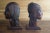 Brown 1950s Flores Arias Incan Carved Wood Sculptures - A Pair For Sale - Image 8 of 13