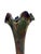 1930s Antique Fenton Irridescent Ruffled Glass Vase For Sale In New York - Image 6 of 11