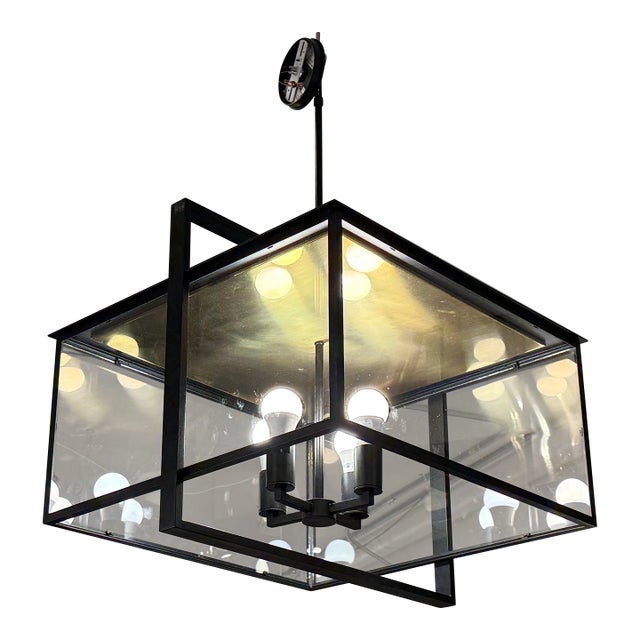 Ian K. Fowler for Visual Comfort & Co. Halle Wide Hanging Lantern For Sale