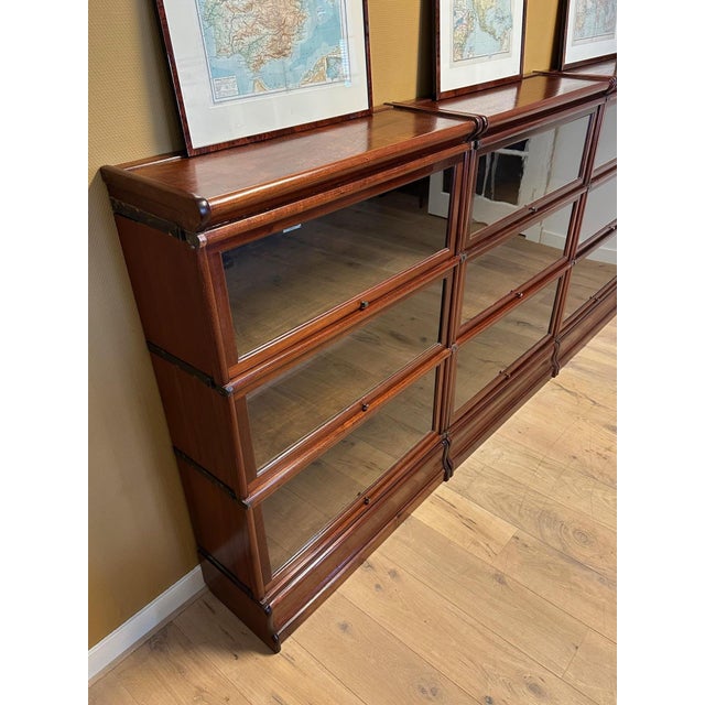 Modular Bookcase from Globe Wernicke, 1890s, Set of 9 For Sale - Image 5 of 14