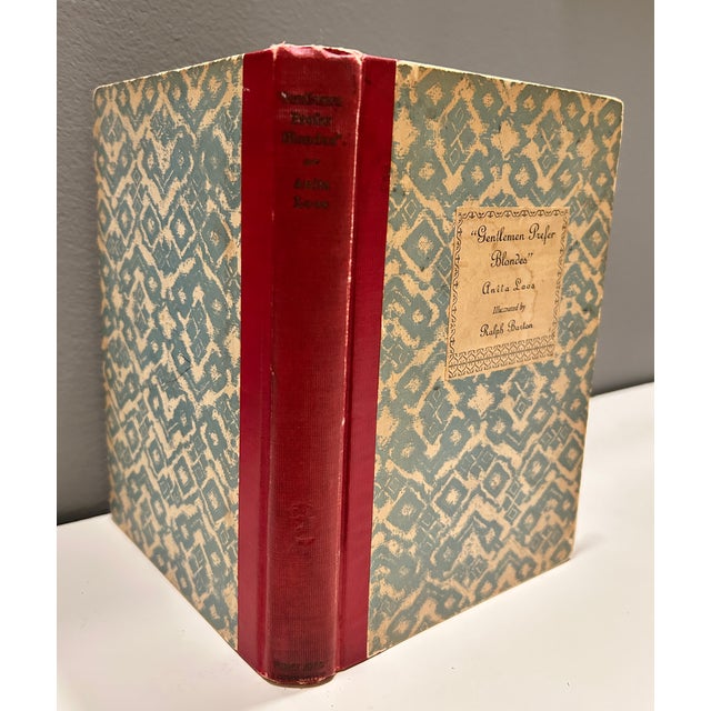 Traditional 1925 "Gentlemen Prefer Blondes" Book by Anita Loos For Sale - Image 3 of 12