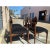 Mid century style solid walnut dining chairs. The chairs are is the style of Kurt Ostervig butterfly iconic butterfly...