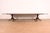 An exceptional Georgian or Regency style double pedestal extension dining table In the manner of Baker Furniture USA,...