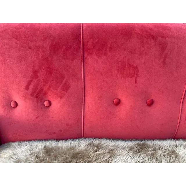 Exuberant Maurice Mourra Mid-Century Sofa For Sale In Los Angeles - Image 6 of 10