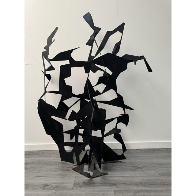 2000 - 2009 Large Abstract Metal Garden Sculpture from Gerard Coquelin, 2001 For Sale - Image 5 of 9