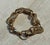 Late 20th Century Vintage Hand-Carved Rose Gold Toned Dragon Bracelet For Sale - Image 5 of 10