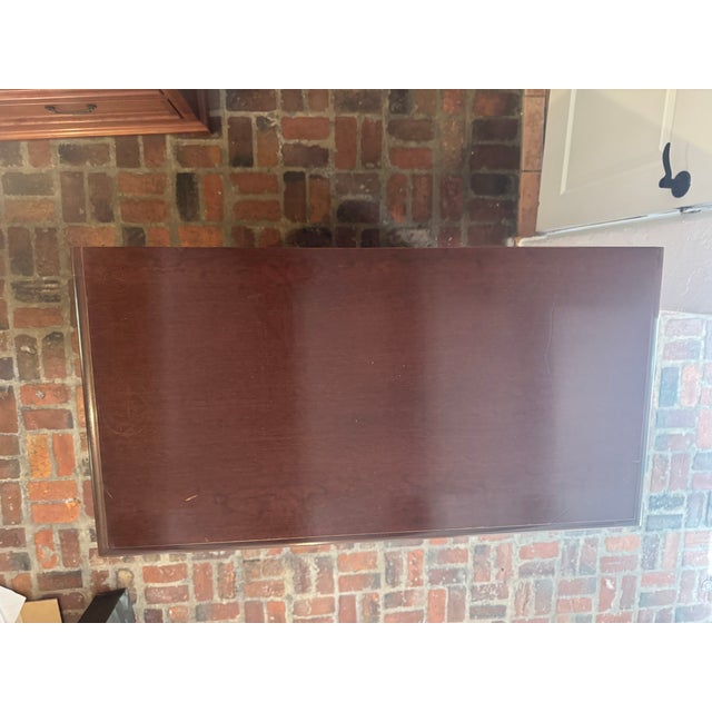 2000 - 2009 Ethan Allen Medallion Solid Cherry Louis Philippe-Style Tall Chest With Pull-Out Slide For Sale - Image 5 of 12