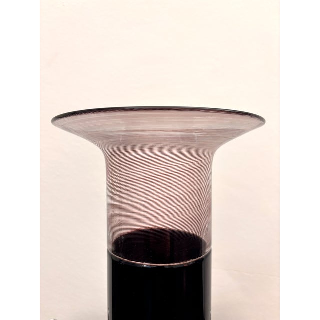 A rare set of two Venini artistic glass pieces signed by Tapio Wirkkala, one of the most important Finnish designers of...