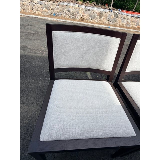 Wood Set of 10 Bolier Custom Upholstered Dining Chairs For Sale - Image 7 of 13