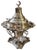 Huge Antique Silver Brazier W Crescent Moon Finial For Sale