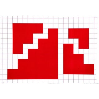 Nicola Carrino, Situation A, Lithograph, 1970 For Sale